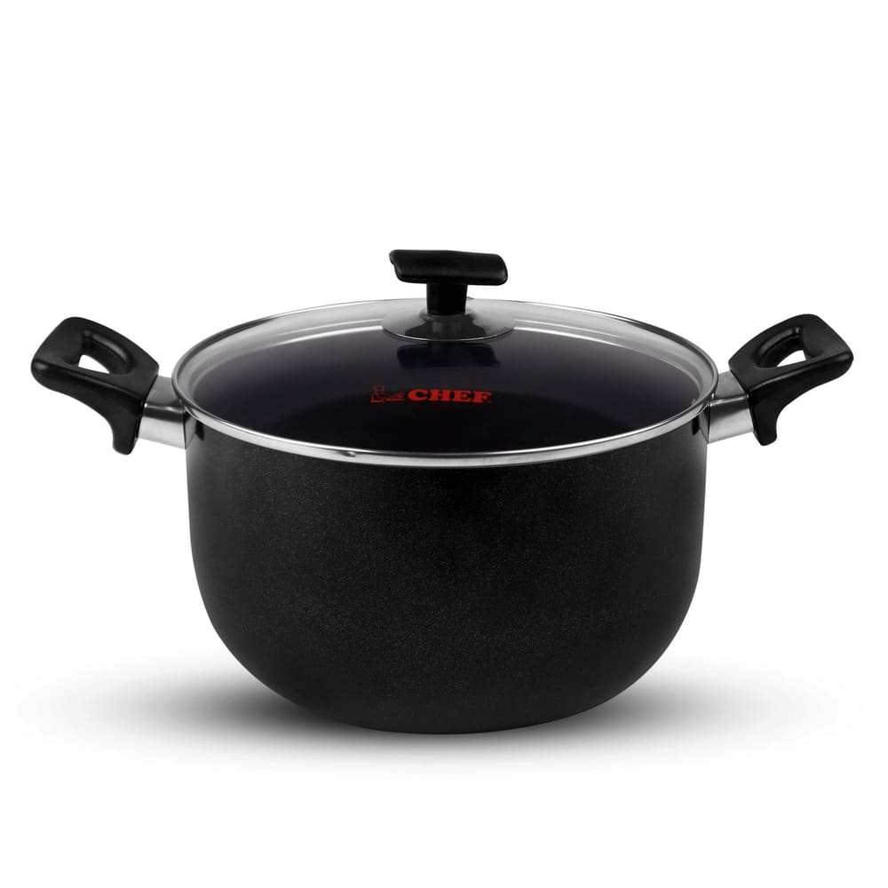 Chef Best Non-Stick Casserole / Cooking Pot With Glass Lid – 26 cm