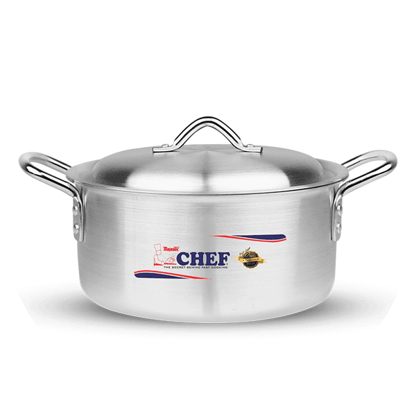 Aluminum Casserole+Aluminum Frying Pan+ Tempered Glass Lid 26cm – Combo Offers