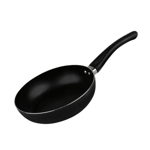 Majestic Premium Non Stick Round Frying Pan (3MM) Black