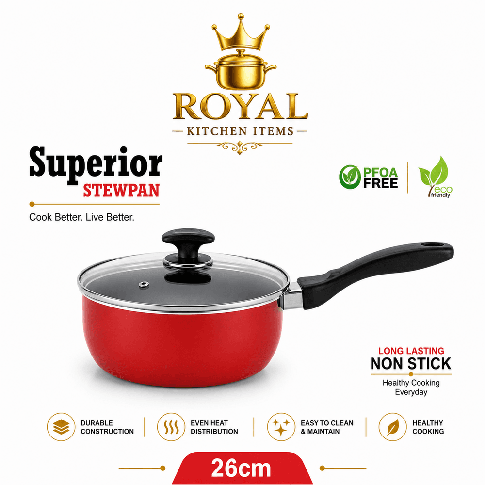 KK Non-stick Superior Stewpan (Glass Lid)